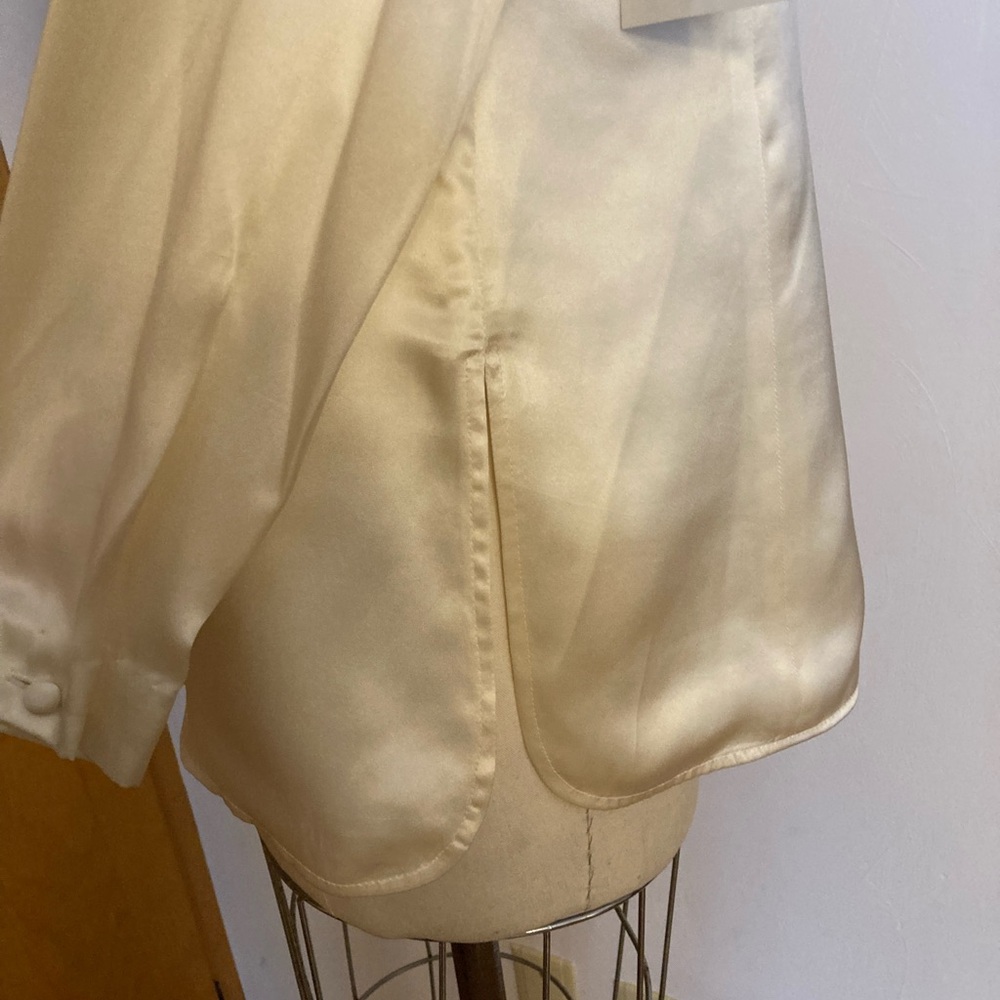 Spenser Jeremy Ivory Silk Tunic Bohemian - Picture 7 of 8